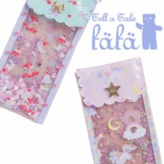 fafa 「CALLIE ROSE スパンコール入り クリアラメ 縦型ペンケース」(F) 【メール便送料198円対応可】の画像