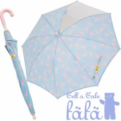 fafa「SPLISH SPLASH ベビーサイズ傘 ミントベアー柄」45cmの画像