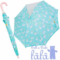 fafa「SPLISH SPLASH ベビーサイズ傘 ミントユニコーン柄」45cmの画像