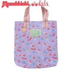 fafa 「【モンチッチコラボ】SADIE ミニレッスントートバッグ デザート柄」（F） 【メール便(送料198円)対応可】の画像