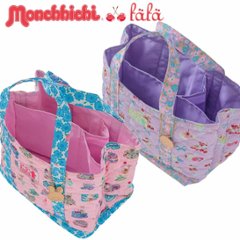 fafa「【モンチッチ・チムたんコラボ】LUNE キルティング 仕切り付きスクエア トートバッグ」（F）の画像