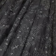 SUPER HAKKA「花舞う森辺刺繍チュールレース×コットンタイプライターギャザースカート」 F画像