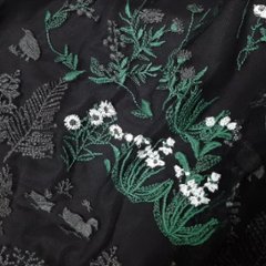 SUPER HAKKA「花舞う森辺刺繍チュールレース×コットンタイプライターギャザースカート」 F画像