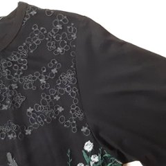 SUPER HAKKA「花舞う森辺刺繍チュールレース×天竺×コットンタイプライターブラウス」 F画像