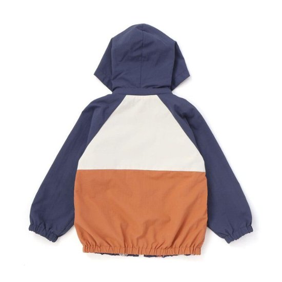SLAP SLIP(スラップスリップ) 「フード付き恐竜＆乗り物刺繍タフタリバーシブルラグランジャケットboys」(80-130cm) 画像
