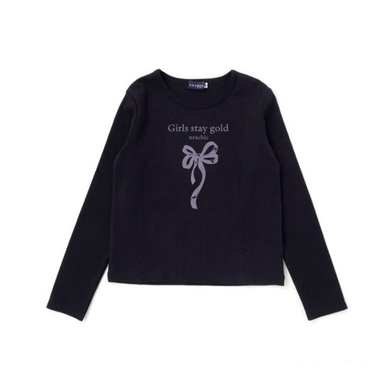 nexchic (ネクシック) 「チェック柄ビスチェ＋Tシャツセット」(130-150cm) 画像