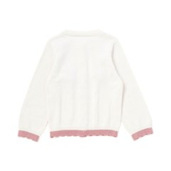 SLAP SLIP (スラップスリップ) 「 さくらんぼモチーフ付きニットカーディガン」(80-130cm)  メール便対応可画像