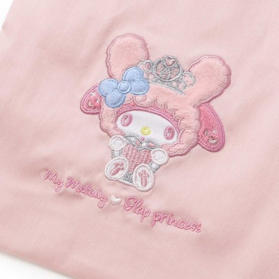 SLAP SLIP 【サンリオコラボ】「キャラクターパッチ刺繍巾着袋」ワンサイズ メール便対応可画像