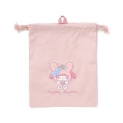 SLAP SLIP 【サンリオコラボ】「キャラクターパッチ刺繍巾着袋」ワンサイズ メール便対応可画像