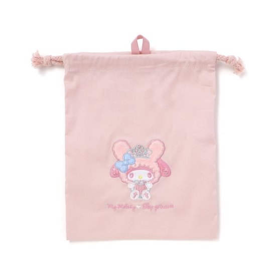SLAP SLIP 【サンリオコラボ】「キャラクターパッチ刺繍巾着袋」ワンサイズ メール便対応可画像