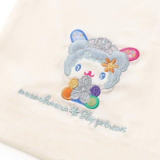SLAP SLIP 【サンリオコラボ】「キャラクターパッチ刺繍巾着袋」ワンサイズ メール便対応可画像