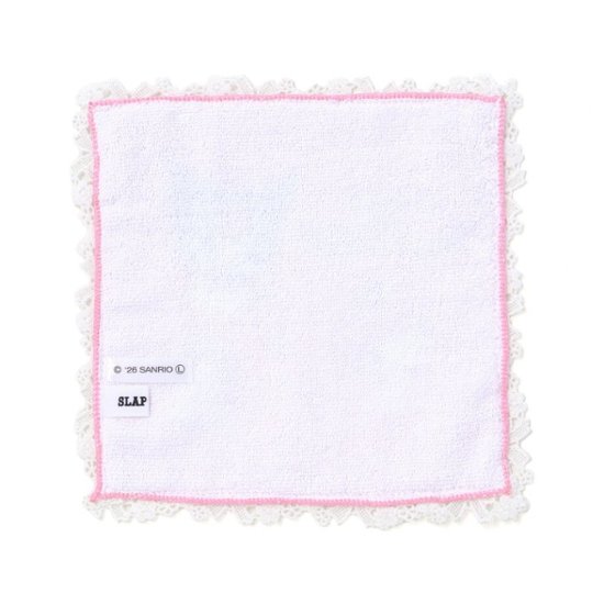 SLAP SLIP 【サンリオコラボ】「レース縁パイルハンカチ」メール便対応可画像