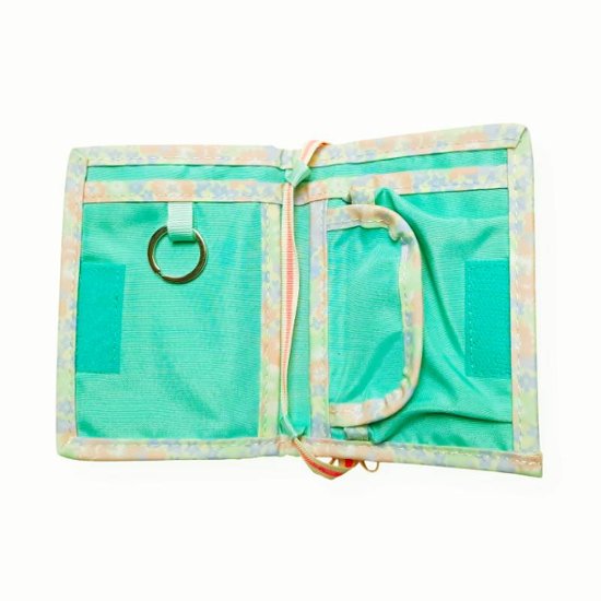 fafa 「【モンチッチコラボ】EDOLIE ひも付き二つ折りスパンコールウォレット 」（F） 【メール便送料198円対応可】画像