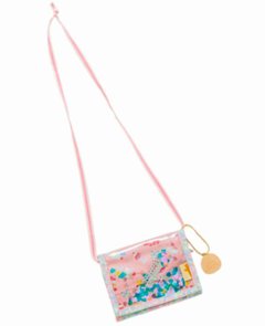 fafa 「【モンチッチコラボ】EDOLIE ひも付き二つ折りスパンコールウォレット 」（F） 【メール便送料198円対応可】画像