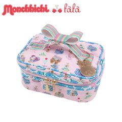 fafa 「【モンチッチコラボ】APPOLLINE キルティングバニティポーチ」（S）の画像