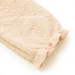 SLAP SLIP baby (スラップスリップ) 「 ハートモチーフふくれジャガードバーオール」Free(50-70cm)  メール便対応可画像