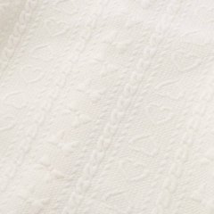 SLAP SLIP baby (スラップスリップ) 「 ハートモチーフふくれジャガードバーオール」Free(50-70cm)  メール便対応可画像
