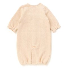 SLAP SLIP baby (スラップスリップ) 「 ハートモチーフふくれジャガードバーオール」Free(50-70cm)  メール便対応可画像