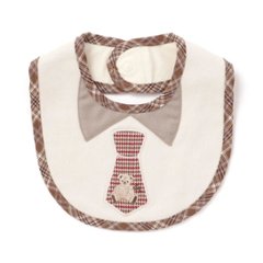 SLAP SLIP baby (スラップスリップ) 「 ネクタイパッチ付き裏毛スタイ」ワンサイズ  メール便対応可画像