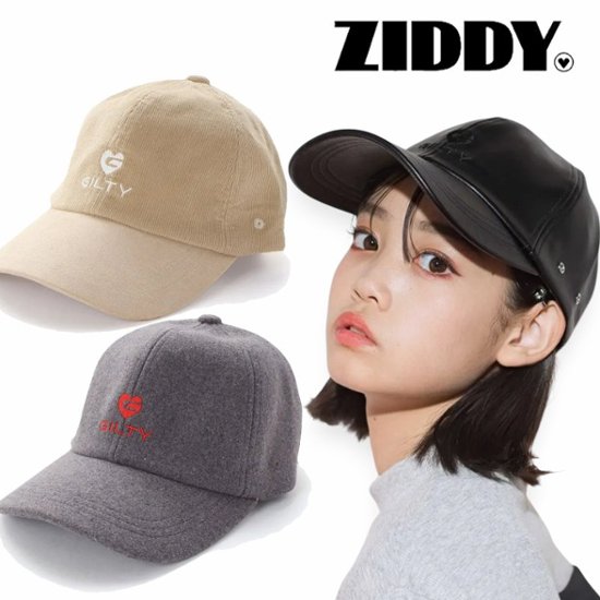 ZIDDY「GILTY ロゴ刺しゅう キャップ」 FREE画像
