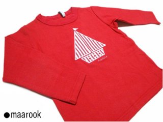 maarook 「スムース ヨット パッチワーク Ｔシャツ」 (80-130cm)  【メール便送料198円対応可】の画像