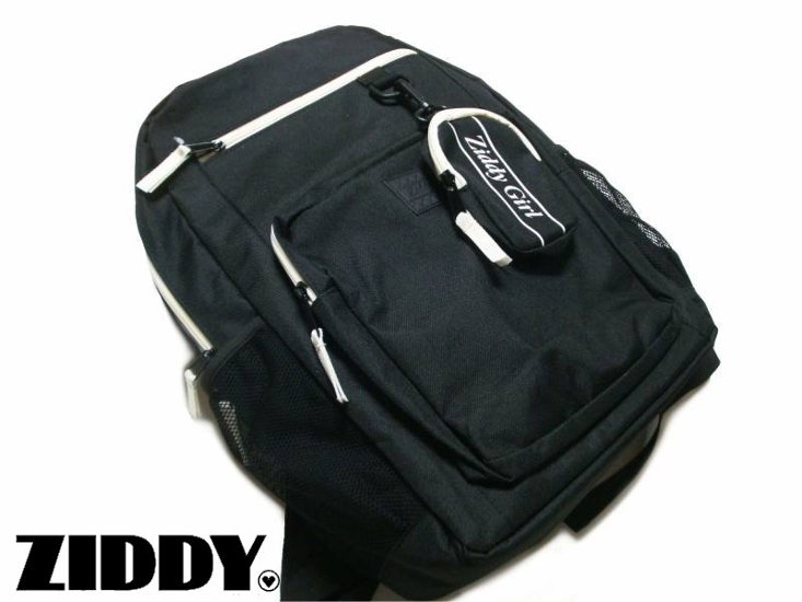 ZIDDY「ロゴ入りポーチ付きリュックサック」F画像
