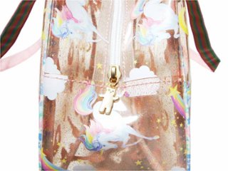 fafa 「CELIA MAE クリアラメPVC プールバッグ ボストンバッグ」F画像