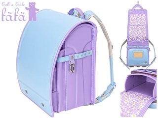 fafaランドセル2026年「クラリーノ軽量モデル 学習院型 BABY BLUE×LILAC」  【当店だけのオリジナルダブル特典付】の画像