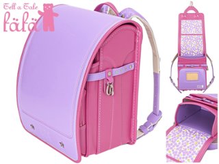 fafaランドセル2026年「クラリーノ軽量モデル 学習院型   LILAC×PEACH BLOSSOM」  【当店だけのオリジナルダブル特典付】の画像