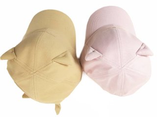 nino「ねこ耳後リボンCAP」(50-54cm) 画像