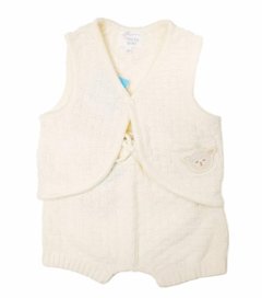 hakka baby「取り外し可能アニマルワッペン付きニットベスト」(70-80cm） 【メール便送料無料】画像