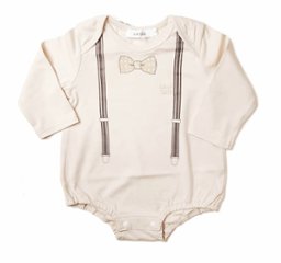 SLAP SLIP 「リボンタイPtボディミニ+キルトサロペット2点セット」(70-80cm) 【メール便対応可】画像