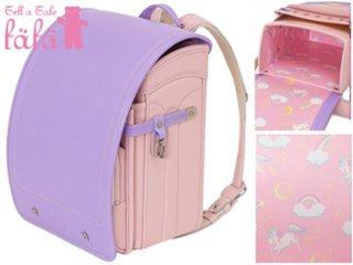 fafaランドセル2026年「クラリーノ キューブ型 LILAC×POWDER PINK」 【当店だけのオリジナルダブル特典付】の画像