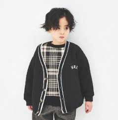maarook 「タータンチェック 裏毛トレーナー」 (90-160cm)  サイズによりメール便可画像
