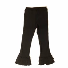 nino「裾フリル コットンリブパンツ」(90-150cm) 【メール便送料無料】画像