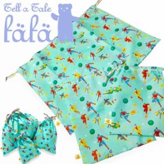 fafa 「CAMILLA ヒーロー柄 巾着袋３点セット」 メール便送料198円対応可の画像