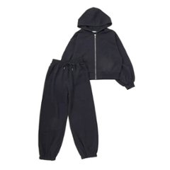 ZIDDY「裏毛カットソーパーカー＆ボトム セット」 (140-160cm) 画像