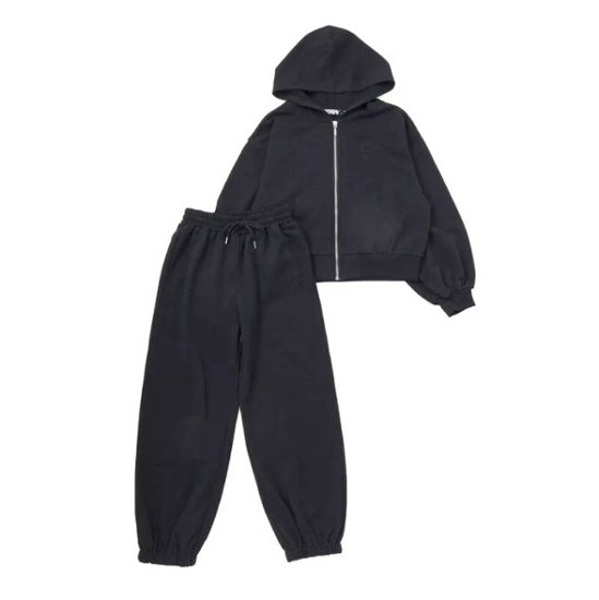 ZIDDY「裏毛カットソーパーカー＆ボトム セット」 (140-160cm) 画像