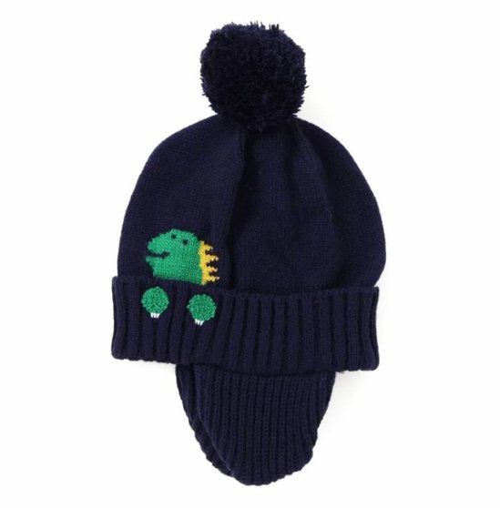 SLAP SLIP (スラップスリップ) 「耳当てつきニット帽」 (48-55cm)画像