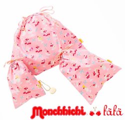 fafa 「【モンチッチコラボ】CAMILLA 巾着袋３点セット」 メール便送料198円対応可の画像