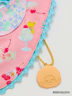 fafa 「【モンチッチコラボ】MILLO 丸襟付きリバーシブルビブ」(F) メール便送料198円対応可画像