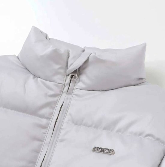 nexchic「ハートロゴタフタダウンジャケット」(140-150cm) 画像