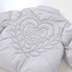 nexchic「ハートロゴタフタダウンジャケット」(140-150cm) 画像