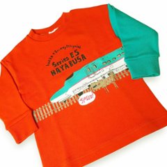 hakka kids「【JRコラボ】新幹線プリントトレーナー」(80-130cm）の画像