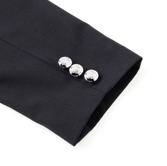 ZIDDY「ロゴエンブレムワッペン付きテーラードジャケット」(150-160cm)画像