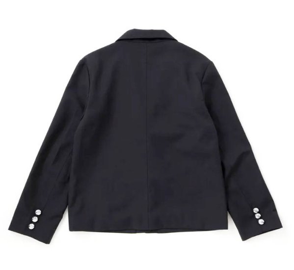 ZIDDY「ロゴエンブレムワッペン付きテーラードジャケット」(150-160cm)画像