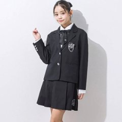 ZIDDY「ロゴエンブレムワッペン付きテーラードジャケット」(150-160cm)画像