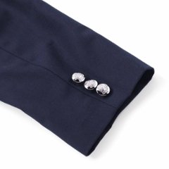 ZIDDY「ホワイトパイピングショート丈テーラードジャケット」(150-160cm)画像