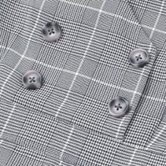 ZIDDY「シフォンプリーツ入りチェック柄ジャンパースカート」 (150-160cm) 画像