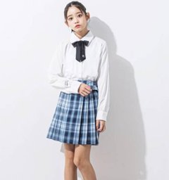 ZIDDY「リボン付き付きブラウス」(140cm-F)　【メール便送料無料】画像